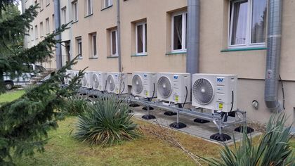 fot. Urząd Miasta Rybnika Zdjęcie przedstawia klimatyzatory