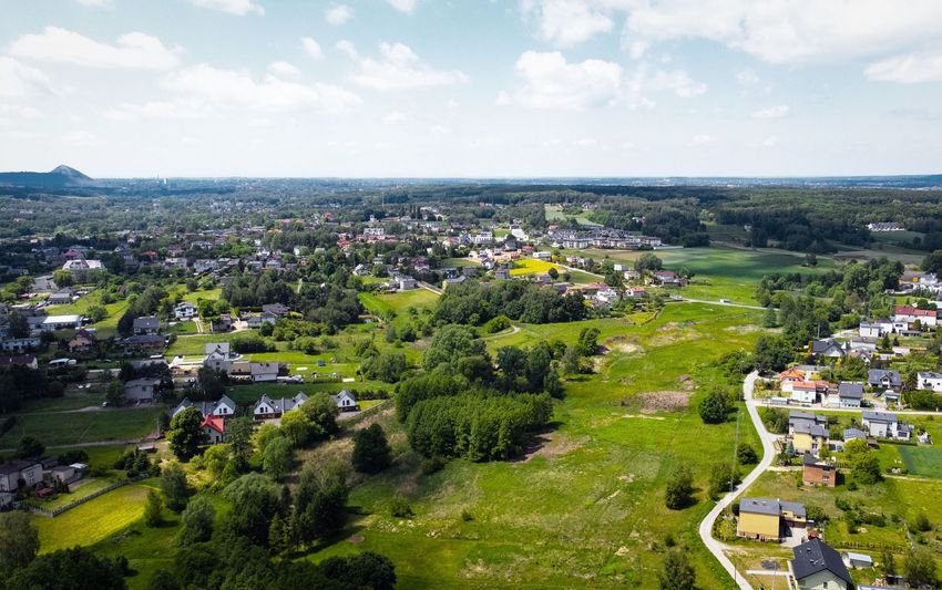 Teren pod dokończenie budowy Drogi Regionalnej - z lotu ptaka