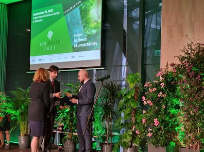 Konferencja „Nadzieja w czasach niepewności” w Centrum Nauki Kopernik w Warszawie, która była podsumowaniem tegorocznej edycji projektu Eco-miasto.