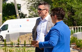 Prezydent Rybnika w towrzystwie przedstawicielki inwestora