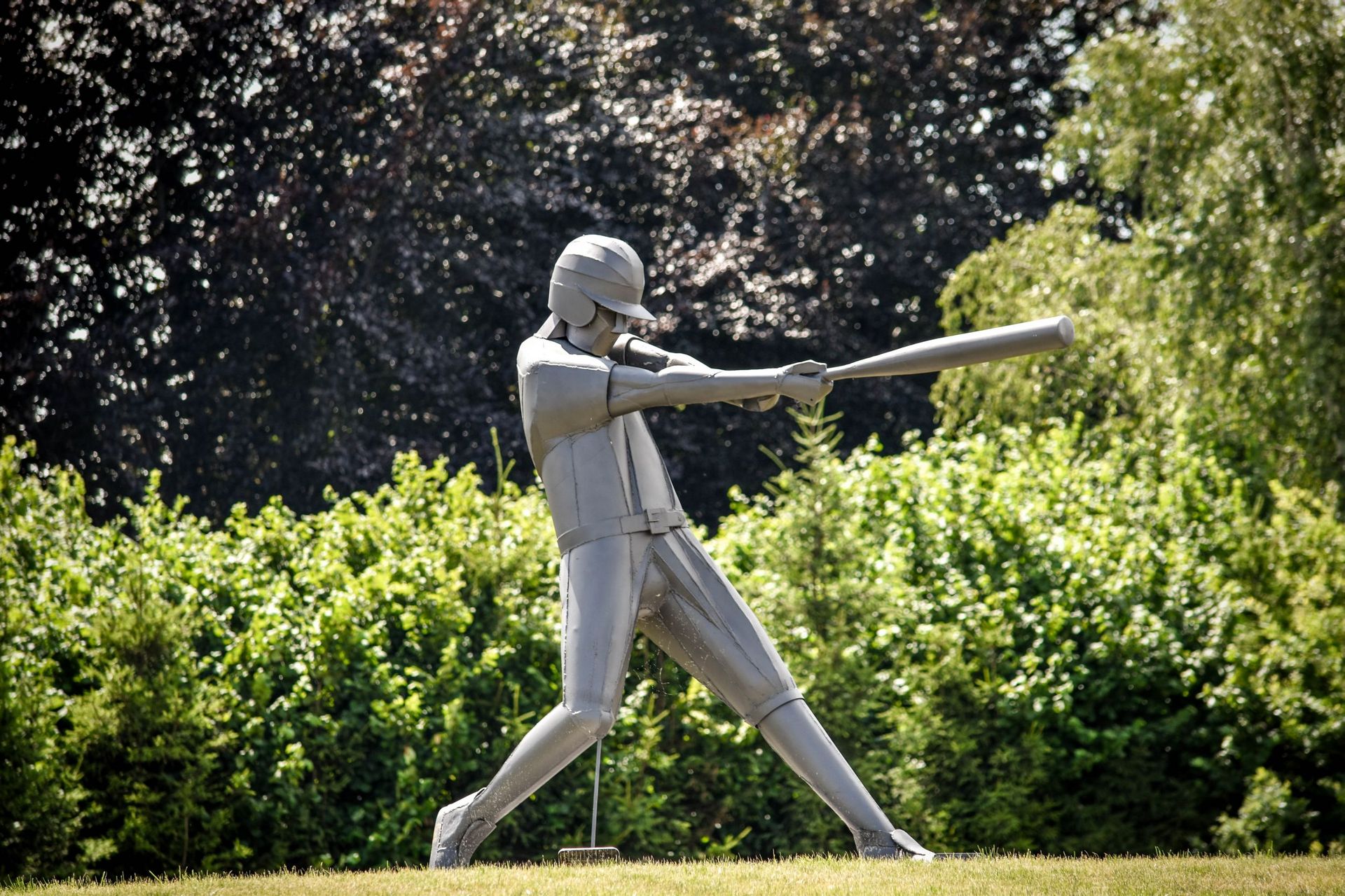 Figura bejsbolisty na rondzie Sygnały