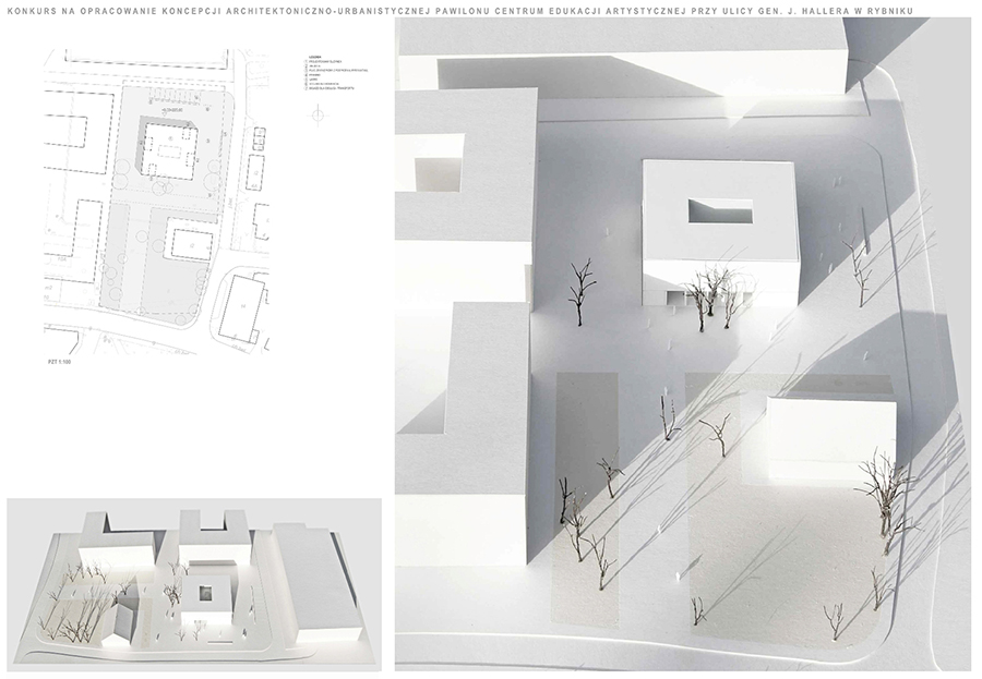 Koncepcja pawilonu Centrum Edukacji Artystycznej