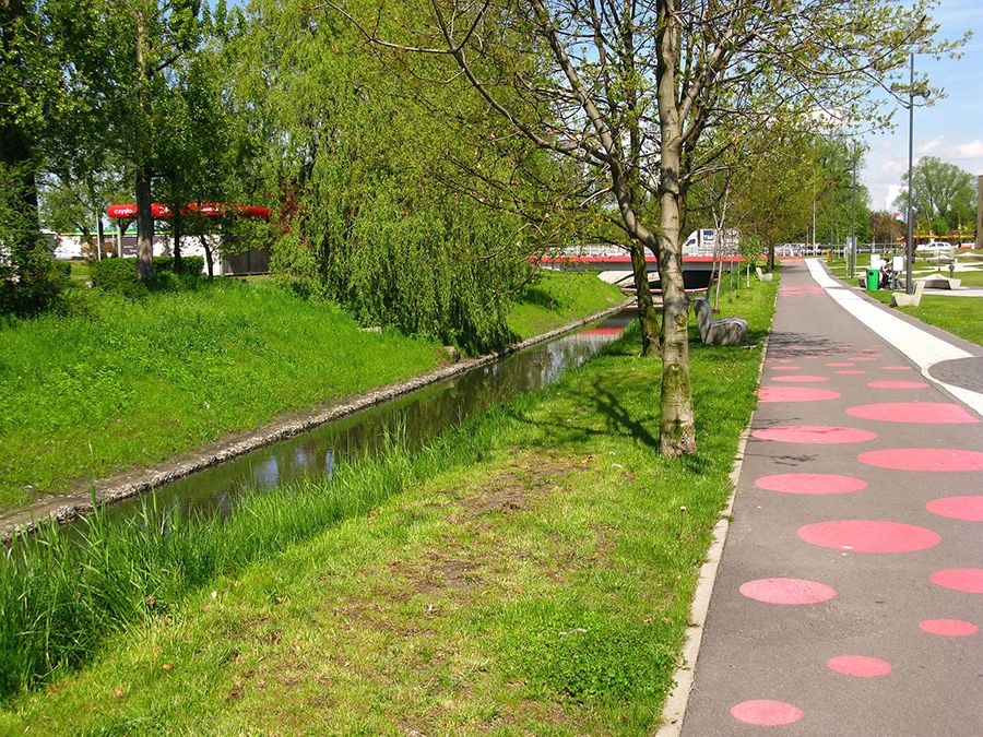 Ścieżka nad Nacyną w parku tematycznym