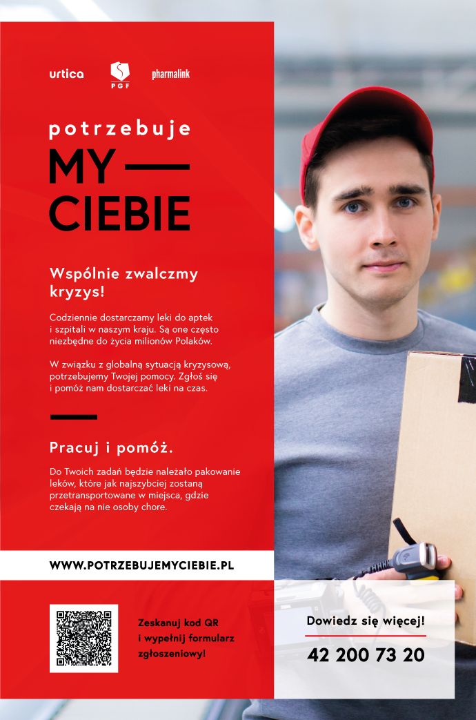 Potrzebujemy Ciebie plakat Plakat