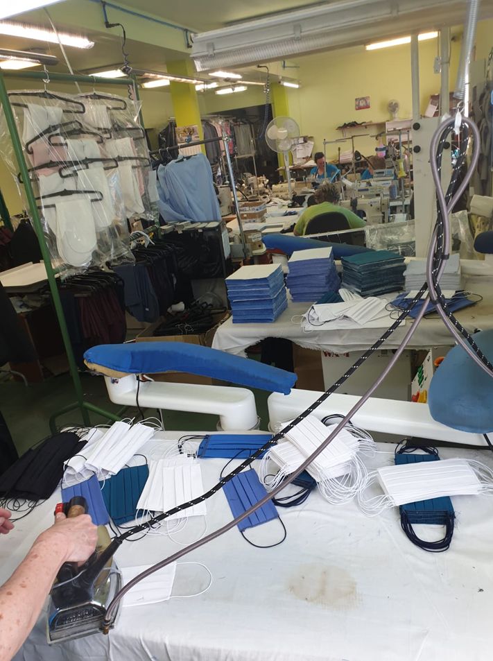 Lazar2 maseczki Szycie maseczek ochronnych