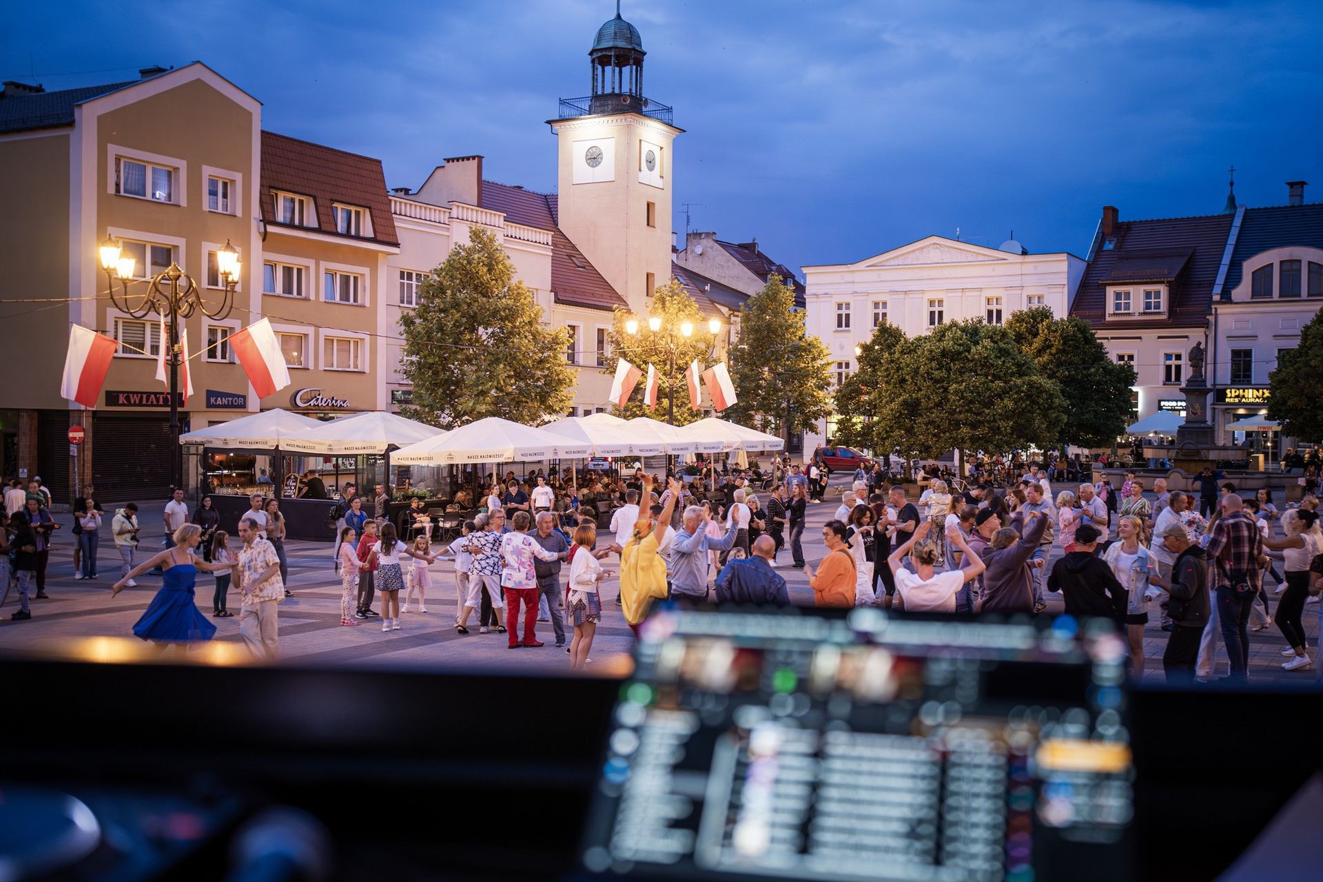 Potańcówka na rybnickim rynku