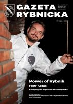 Okładka bieżącego numeru Gazety Rybnickiej - Piotr Kotas ze smyczkiem