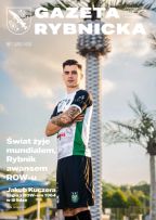 Okładka bieżącego numeru Gazety Rybnickiej - piłkarz Jakub Kuczera