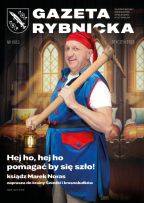 Okładka bieżącego numeru Gazety Rybnickiej - ks. Marek Noras w stroju krasnoludka