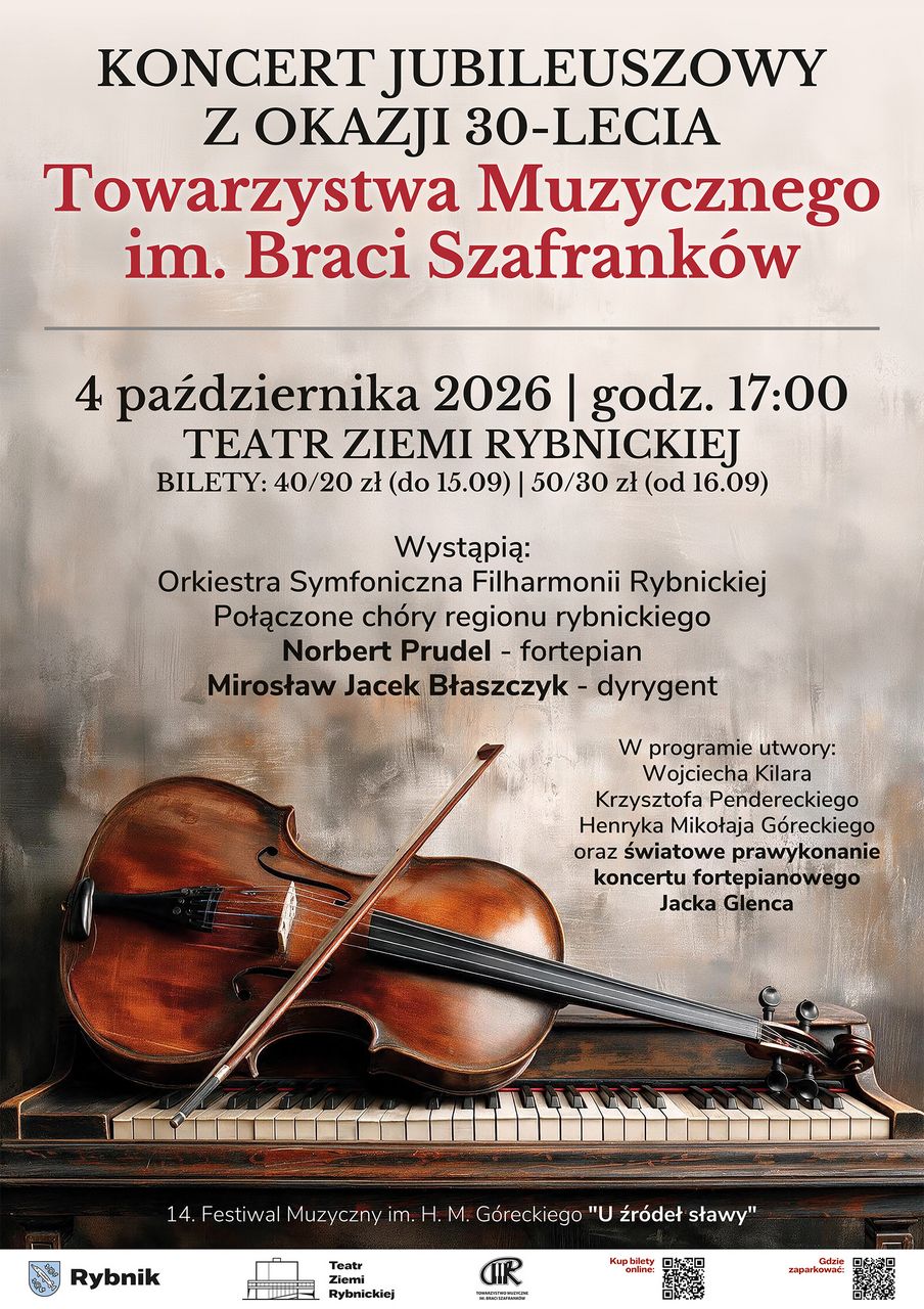Symfoniczny koncert jubileuszowy z okazji 30-lecia Towarzystwa Muzycznego im. Braci Szafranków